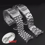 Solid Stainless Steel Watchband for Oyster Curved Replacement Bracelet for Seiko SKX007 SKX009 Wristband for Jubilee 20mm 22mm