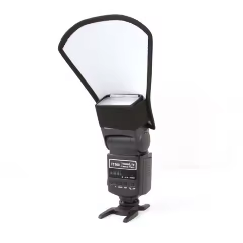 FOTGA Flash Diffuser Softbox Silver/White Reflector for Canon Nikon Pentax Yongnuo SLR