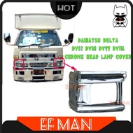 DAIHATSU DELTA DV57 DV58 DV99 DV116 CHROME HEAD LAMP RIM LORRY LORI 1TON 3TON LAMP COVER BASE LEFT R