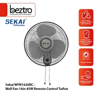 Sekai WFN 1626 – Kipas Angin Dinding / Wall Fan 16 inch 45 Watt Taifun WFN1626 / WFN-1626