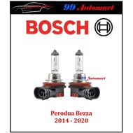 2PC Bosch Perodua Bezza Headlamp HeadLight H11 Light Bulb 2014 2015 2016 2017 2018 2019 2020