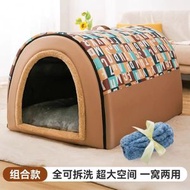 大狗狗窩 加厚狗屋可拆洗狗牀 秋冬季保暖大型犬寵物窩 四季通用貓窩