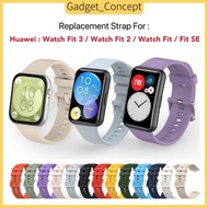 For Huawei watch Fit 3 / Huawei Watch Fit2 / Huawei Watch Fit / Watch Fit SE Strap silicone Smart wr
