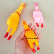 Chicken toy squeeze sound shirilling toy/ Chicken game toy/ Squeeze toy/