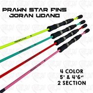 FINS PRAWN STAR I JORAN PANCING UDANG 2 PIECES  4'6 ( 2-5LB ) / 5' ( 2-6LB )