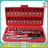 Spanar soket spanar box set socket spanar tool box 46pcs Chrome Vanadium Socket Set Tool Box Set Spa