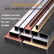 Aluminum Alloy U-Shaped Channel Ceiling Background Wall Embedded Decorative Strip Stainless Steel Ed