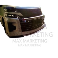 B1512 TOYOTA VELLFIRE FRONT V-LIP (ROJAM) FOR GS BUMPER ONLY FIBERGLASS SKIRT LIP BODYKIT (FIBERGLAS