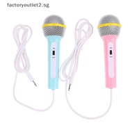 factoryoutlet2.sg Wired Microphone Lightweight Singing Mechine Home Kids Musical Toy Easy Use No  Portable Handheld Microphone Hot