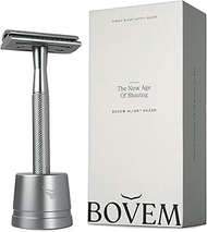 BOVEM Align Razor – Premium Single Blade Razors For Men, Double Edge Razor Blade, Safety Razor for F