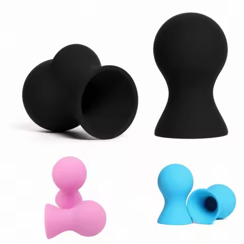 Nipple Clit Sucker Manual Suction Pump Enlarger For Adult Toys Foreplay Flirting Mini Pair