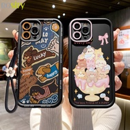 Cartoon Animal Ice Cream Case For Redmi 12C 10C 9A 13 13C 9T 10 Prime 10X 9AT 12 POCO 9c NFC 9i M6 X