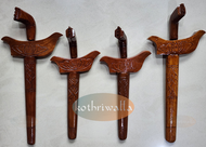 Keris Kayu Tradisional Pengantin Berkualiti Tinggi