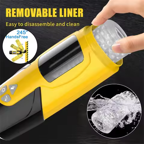 Rotary Blowjob Men Muschie Silicone Mastubator Man Peninana Vacuum Stimulator Sextoy For Men Women V