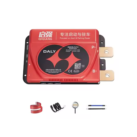 Daly Smart BMS Lithium ion Li-ion LifePO4 LTO Battery 4S 8S 10S 12V 24V 200A for Truck Boat Car Star