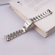 22mm Silver Steel Solid Curved End Links seiko diver Watch Band strap Bracelet For SKX 007/009