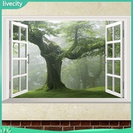 【SA wallpaper】 {livecity} 3D Window Stickers For Living Room, Home Decoration