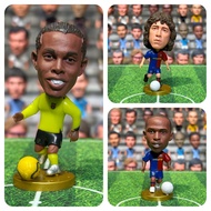 Kits Decoration football Player Figurine Bacerlona all TOP soccer guys Smiley Face Model Full Series