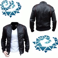 jaket kulit lelaki paling bergaya lasak motosikal original baju men jacket ss4552qq