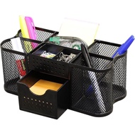Deco Brothers Desk Organizers Pen Holder Office Caddy Storage, Black 8MLL