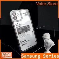 Samsung A02S A03S A04S A12 M12 A13 4G 5G A22 4G A32 5G M32 4G Case Silicone Space Station Aesthetic 