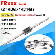 50pcs/lot FR104 FR107 FR157 FR207 FR303 FR305 FR307 RL207 fast recovery diodes, quality guaranteed