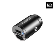 [UR] Aukey Dual Port USB-C 30W PD Car Charger