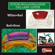Suzuki RG 110/ GSX 110 - 【HM】Tail Lamp Light Cover (Red & White/Oren) Lampu Belakang TailLamp