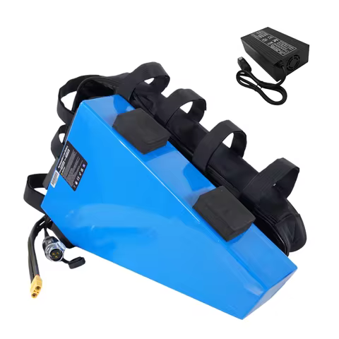Ebike 52V 36AH Powerful Triangle Lithium Battery for max 52V 2000W Motor with 5A Charger