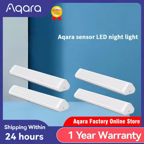 Aqara Induction LED Night Light Magnetic Installation with Human Body Light Sensor 2 Level Brightnes