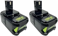 18V 6.8Ah Lithium-ion High Capacity Battery & Charger Compatible For RYOBI One+ Plus P108 P107 P109