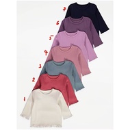 Separate George Uk girls' long-sleeved shirt set size 9-12m