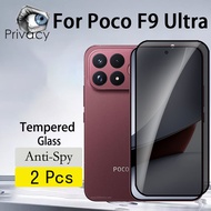 2 Pcs Poco F9 Ultra Privacy Tempered Glass Screen Protector For Redmi Note 17 Poco F9 Pro Max Ultra 