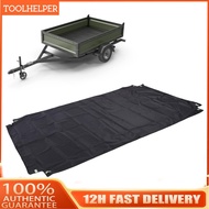 toolhelper-SG Dump Trailer Tarp with Windproof Rope Oxford Fabric Heavy Duty Utility Cover All Weath