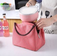 日本暢銷 - 日系戶外手提便攜式帶飯便當保溫袋 【藍色】