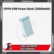 OPPO 45W Power Bank (20000mAh) Integrated Cable Built-in LED lights