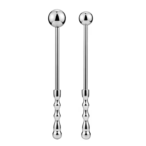 Metal Anal Plug, Hand-held Butt-slapping Device, Dual-purpose Anal Plug, Anal Dilation Training, Rou