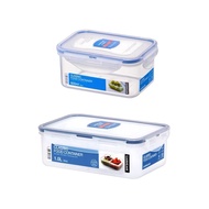 Lock & Lock Classic Food Container Set , 600ml and 1.0L, Classic