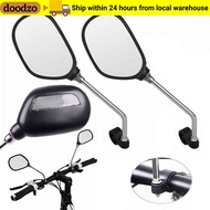 DOODZO E Bike Mirror Adjustable Reflector Accessories Handlebar Back Sight Light