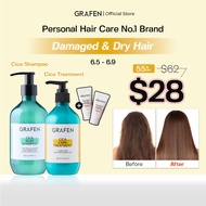 [6.6 Special Deal GRAFEN] Damage Repair Cica Set [Cica Silky Shampoo 500ml + Cica Care Treatment 300