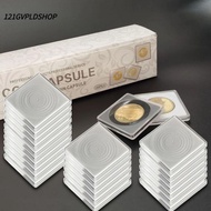 121GVPLDSHOP 20pcs/pack Coin Capsule Holder,  Storage Box Medal Collection , Adjustable Coin Capsule