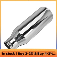 Universal for Car Muffler Exhaust Tip Straight Design 2.5 Inch Inlet 4 Inch Outlet 12 Inch Length St