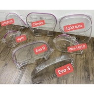 HKS Transparent Timing Belt Cover 4G13/4G15/4G63/4G91/4G93/RB25/Campro/D15/D16/EVO4~9/1JZ/2JZ/Wira 1