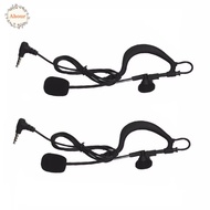 AHOUR Football Referee Headset, 3.5mm Jack Full Duplex Judger Headphone, Headset Accessories Two-way