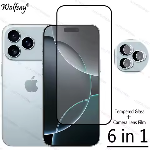Full Cover Tempered Glass For iPhone 17 Pro Max Screen Protector For iPhone 17 Pro Max 17 Air Glass