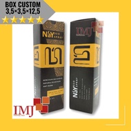 CUSTOM TONER BOX 3.5x3.5x12.5 CUSTOM TONER CARDBOARD 3.5 3.5 3, 5 2.5 CUSTOM SERUM BOX