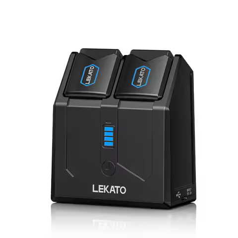 Transmitter/receiver Set with Charging Case Lekato Jw06 5.8Ghz Wireless Guitar System for Electric/b