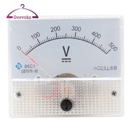 [deevoka] DC 0-20V 0-500V Analog Panel Voltage Gauge Volt Meter 85C1 2.5% Error, Embedded Installati
