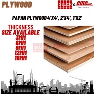 Plywood 3mm/5mm/9mm/12mm/18mm Papan Plywood | Wood Panel | Plywood Board | Kayu Plywood | Plywood Sheet MURAH