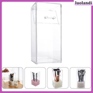 Acrylic Pen Holder Makeup Brush Holders Vanity Jewelry Clear Organizer Office Case Pencil